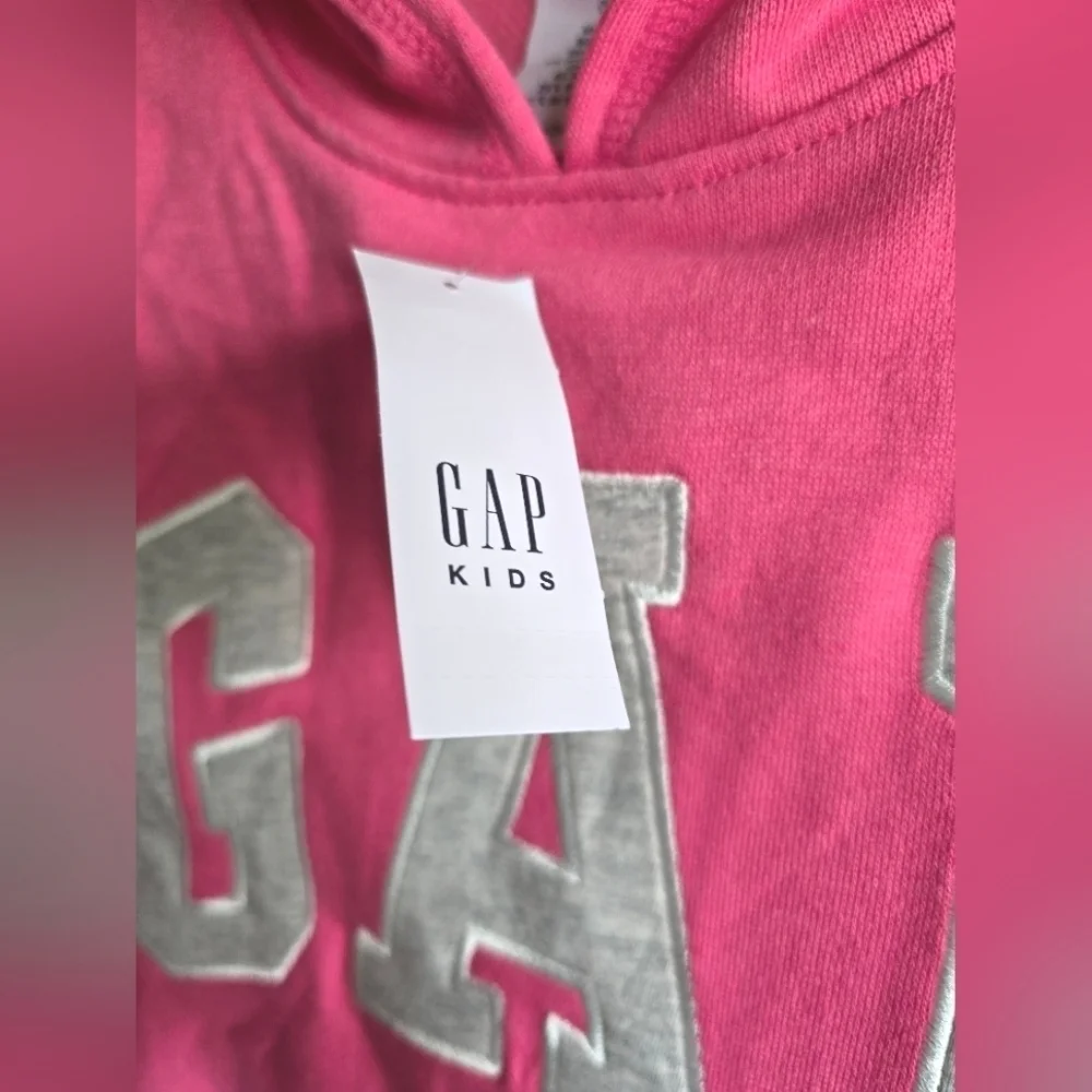 NWT! GAP, V-Fall Logo Pullover Hoodie, Pink Jubilee, Size Large , NEW!